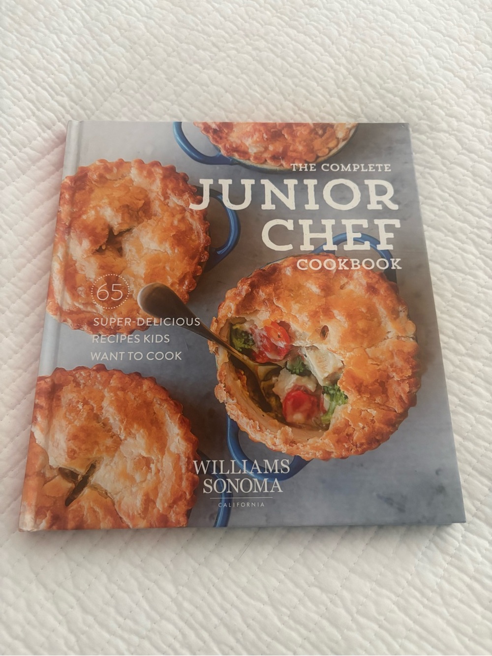 Williams Sonoma Junior Chef Cookbook - Blue & Brown Cover